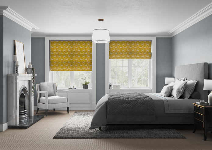 Narvik, Ochre - Roman Blind - Image 5